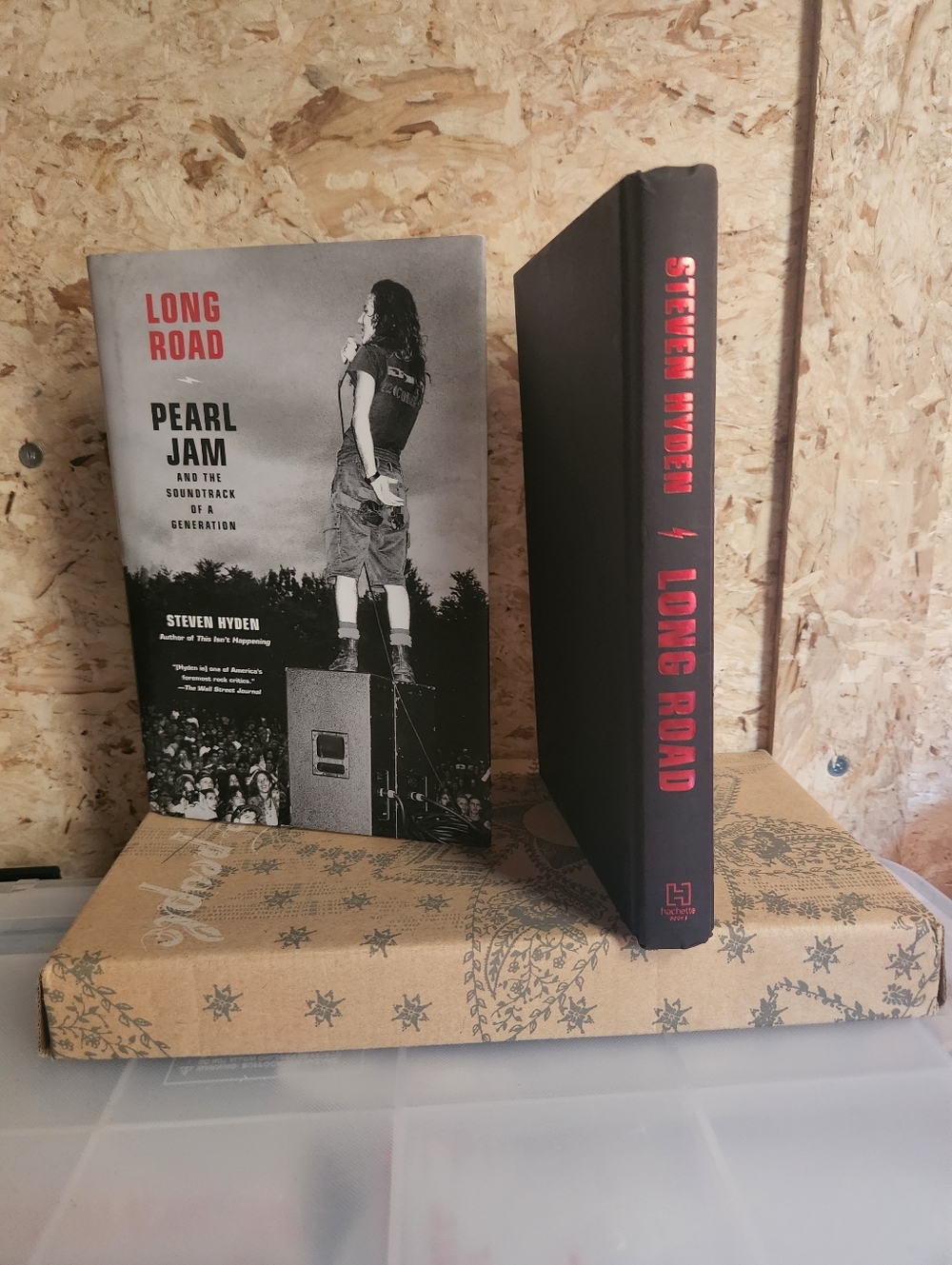 First edition hardcover book Long Road: Pearl Jam and the Soundtrack Generation